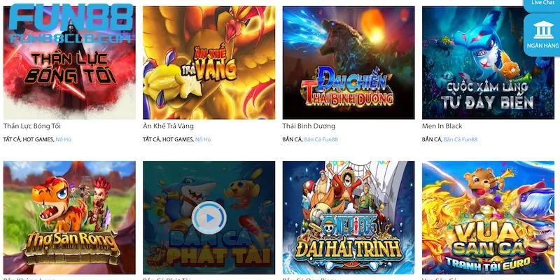 Bắn cá đổi thưởng